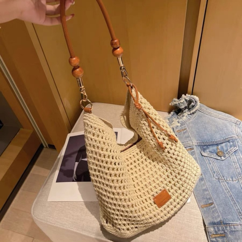2025新款手工编织女包大容量