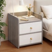 卧室家用床头柜简约现代简易收纳柜带锁迷你储物柜小型床边小柜子