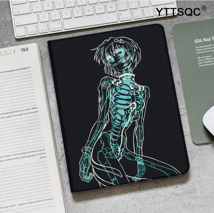 EVA凌波丽 福音战士ipad10.2适用air3/4/5第十代保护套matepad pro11笔槽mini5/6小米5pro12.9荣耀V8壳OPPOPA