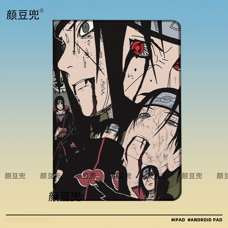 宇智波鼬 火影忍者ipad10.2适用air5/6保护套matepad pro11 Air3笔槽mini56皮套小米5/6华为Air12寸11.5S动漫