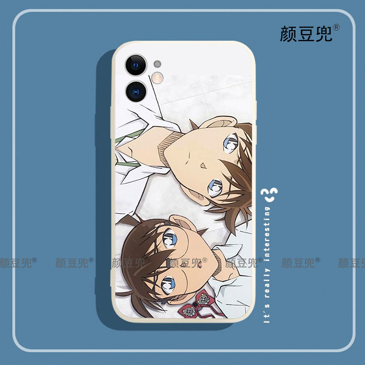 iphone13proMAX适用XR 8plus 名侦探柯南12工藤新一 动漫手机壳11
