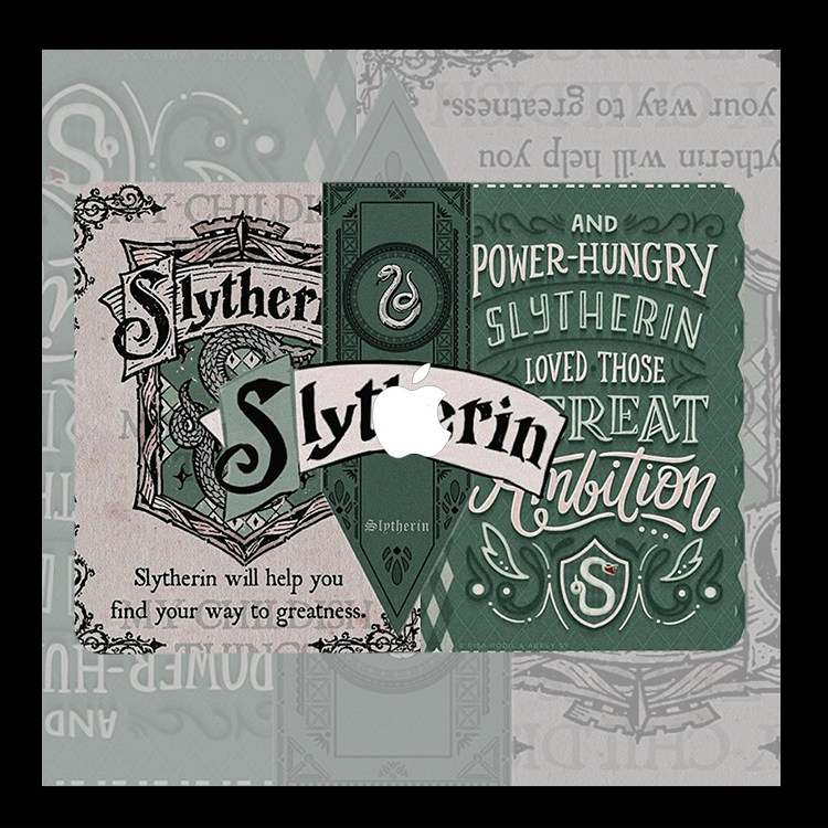 斯莱特林 蛇院 哈利波特适用苹果macbook air13.3寸 pro14笔记本12保护壳15寸 Max16芯片Macbook苹果电脑保护