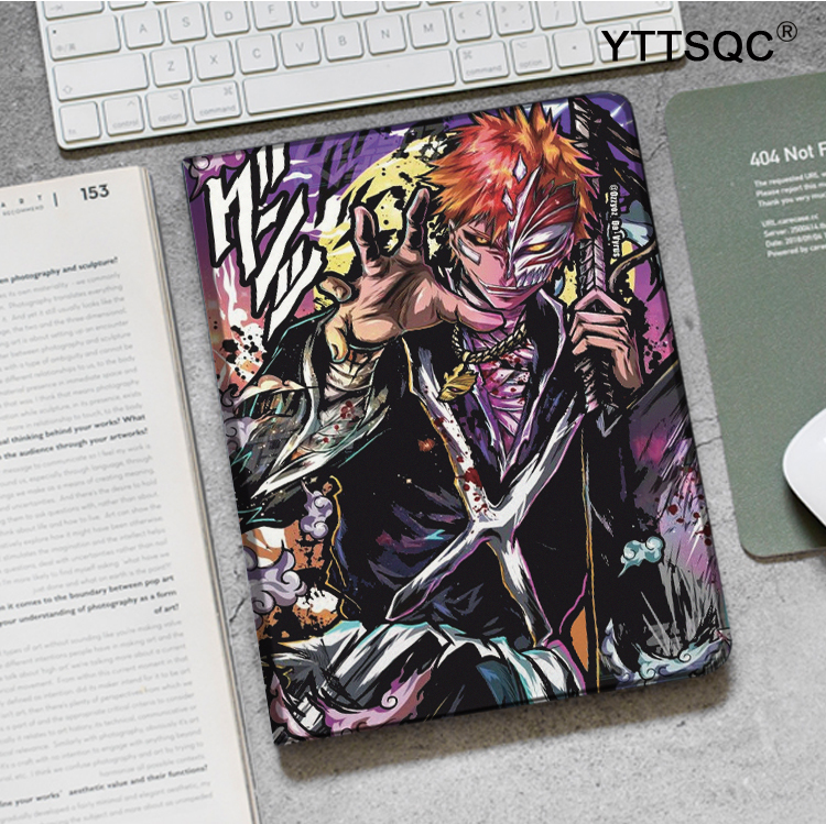 Bleach死神 黑崎一护ipad10.2适用air4/5保护套matepad pro11笔槽mini5/6华为M6软壳Pro12.9第十代air3荣耀v8