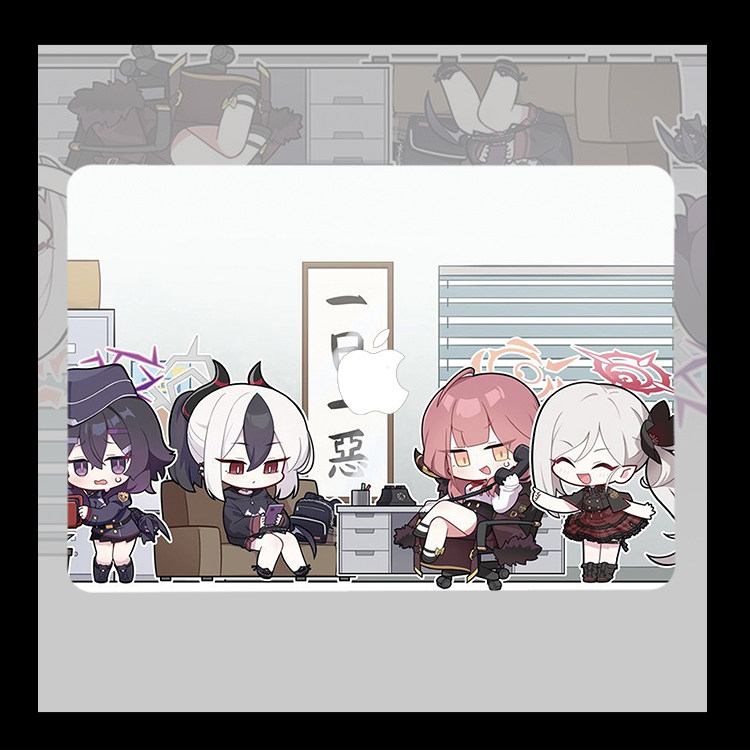 碧蓝档案 阿露适用苹果macbook air13.3寸 pro14笔记本12保护壳15寸 Max16 Macbook苹果电脑保护套M3硬周边