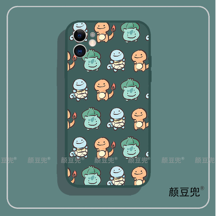 杰尼龟 喷火龙 宝可梦 16 pro max手机壳12适用iphone13promax苹果14Pro荣耀一加9红米K60保护套IQOO11小米13