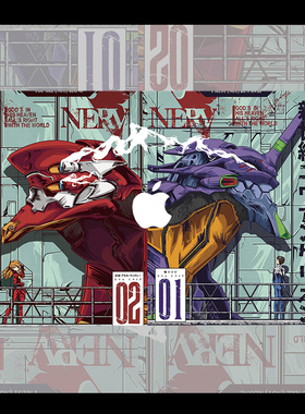 EVA初号机二号机 明日香 适用macbook air13.3寸pro14笔记本12保护壳15寸Max 16周边M1芯片Macbook电脑保护套