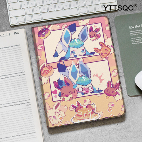 伊布ipad10.2宝可梦air4保护套华为matep pro11笔槽9.7适用mini56