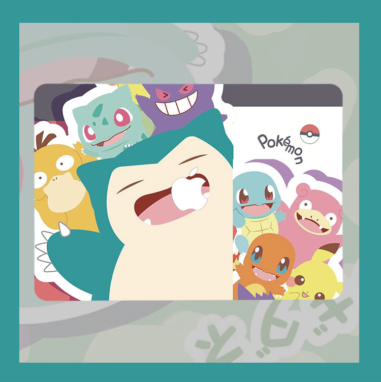 卡比兽 宝可梦 适用Macbook Pro苹果电脑笔记本air13宠物精灵16寸