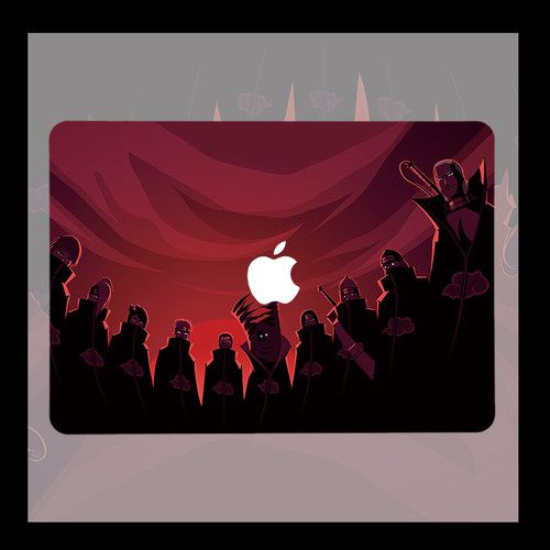 火影忍者 晓组织 动漫周边 适用苹果macbook air13.3寸pro14笔记本12 15寸Max16 Macbook苹果电脑保护套M3 15