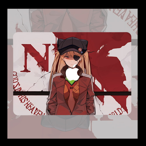 EVA福音战士 明日香 动漫适用苹果macbook air13.3寸pro14笔记本12保护壳15寸Max16 M1芯片Macbook电脑保护套