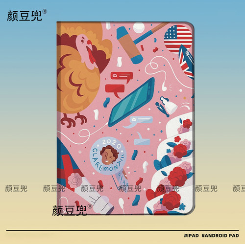 星条红与皇室蓝 王子殿下 ipad10.2适用于air4/5保护套matepad pro11 Air笔槽mini5/6皮套Pro12.9小米5/6pro