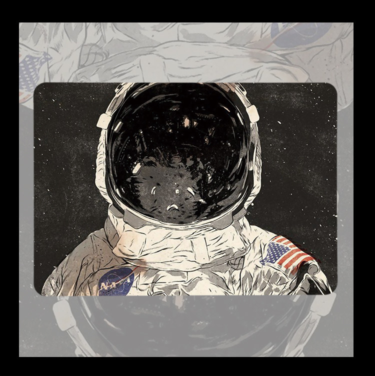 宇航员NASA航空适用Macbook Pro苹果电脑air13.3笔记本保护套16寸