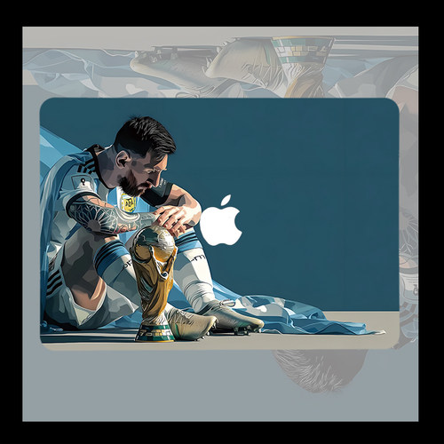 messi梅西Air13足球电脑壳M5适用A3240苹果macbook air13寸pro14笔记本15寸Macbook苹果电脑保护套Pro16寸M5