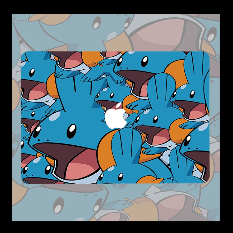 水跃鱼 宠物小精灵 适用苹果macbook air13.3寸 pro14笔记本12保护壳15寸 Max16芯片Macbook苹果电脑保护套M3