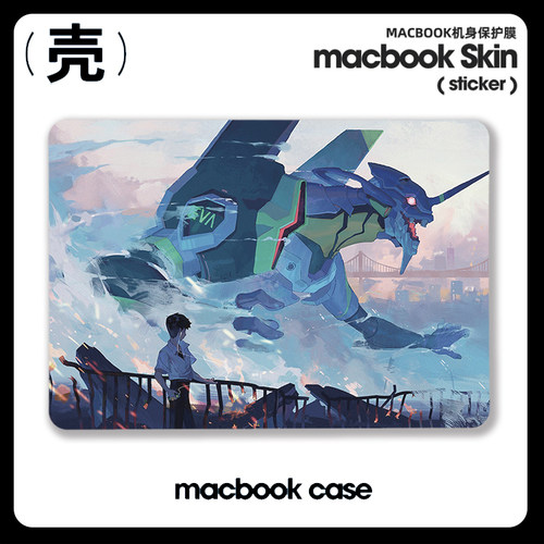 EVA初号机Air13电脑壳M5适用苹果macbook air13寸pro14笔记本15寸Macbook苹果电脑保护套Pro16福音战士M4硬壳