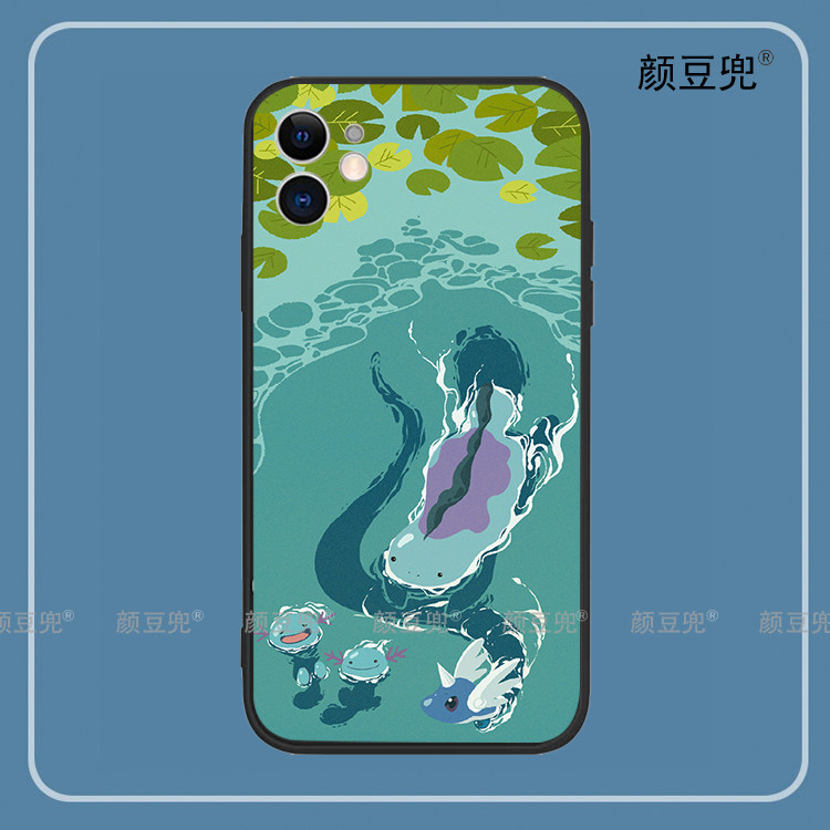 可爱乌波 宝可梦16 pro max手机壳12适用iphone13promax苹果14 Promax荣耀一加9r红米K50保护套IQOO11软壳p70