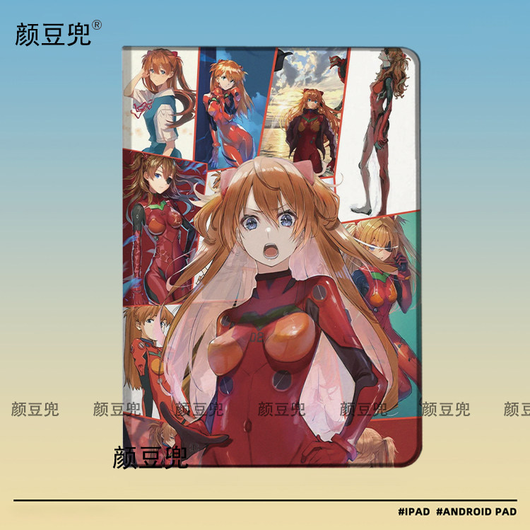 EVA明日香 福音战士ipad10.2适用air4/5保护套matepad pro11Air3笔槽mini5/6皮套小米5/6pro12.9华为11.5荣耀