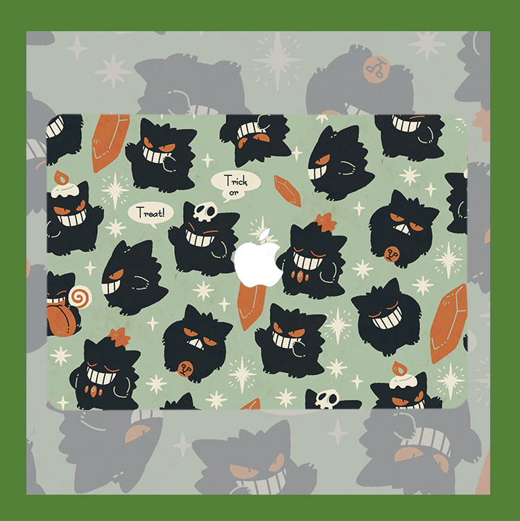 苹果耿鬼宝可梦电脑笔记本保护套