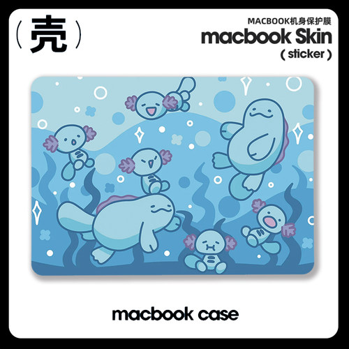 乌波 沼王动漫 宝可梦Air13电脑壳M5适用苹果macbook air13寸pro14笔记本15寸Macbook苹果电脑保护套Pro16硬
