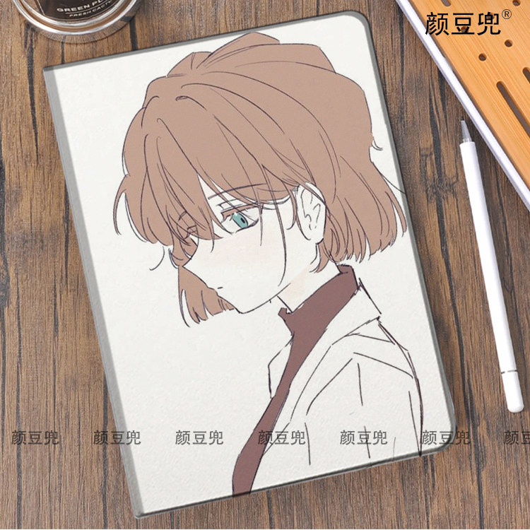 灰原哀 名侦探ipad10.2适用air5/6保护套matepad pro11 Air3笔槽mini56皮套小米5/6pro12.9华为11.5S软壳VIVO