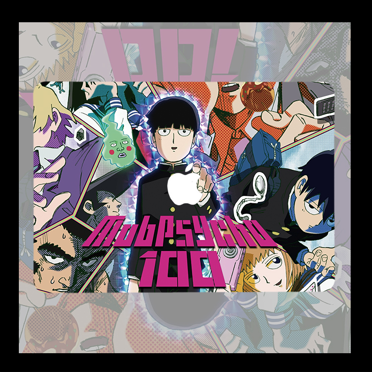 灵能百分百 动漫周边适用苹果macbook air13.3寸pro14笔记本12保护壳15寸Max 16周边M1芯片Macbook电脑保护套