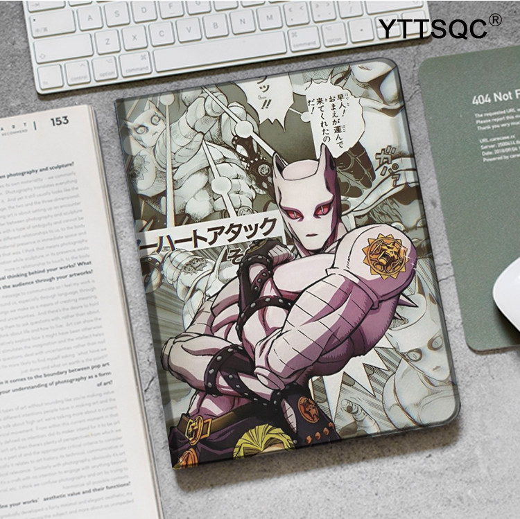 杀手皇后JOJO奇妙冒险吉良吉影ipad10.2适用air4/5保护套matepad pro11笔槽mini5/6华为M6荣耀v8pr第十代air3