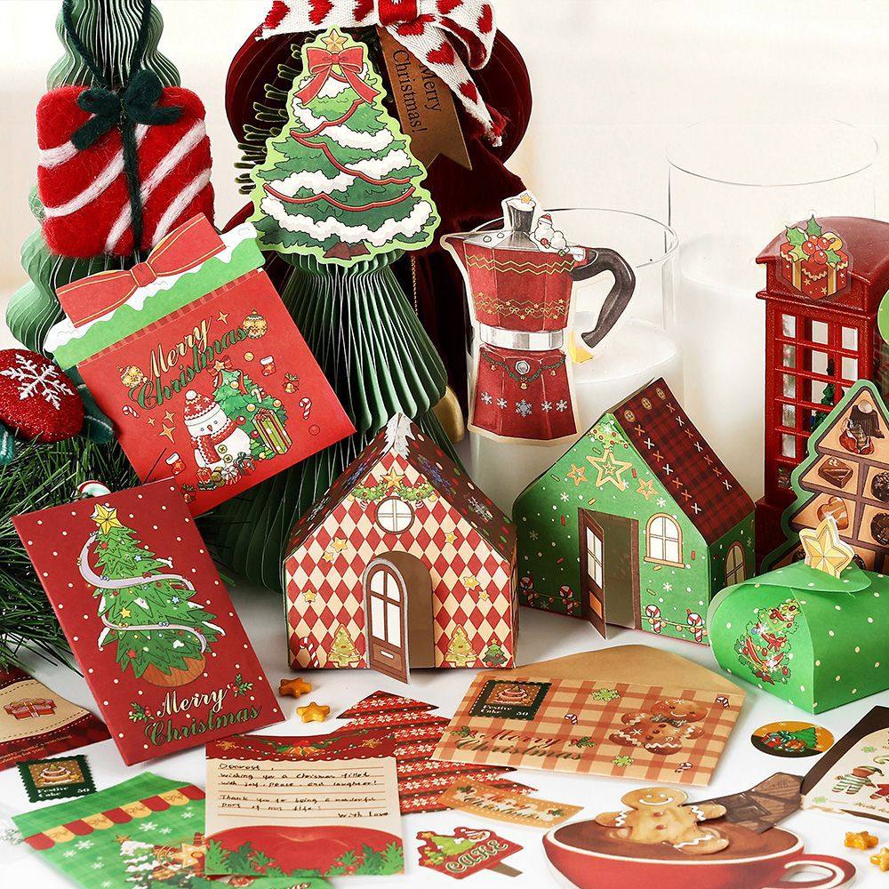 新鲜卖场六弹系列圣诞主题素材包 复古素材手帐diy场景拼贴打底纸,文具电教/文化用品/商务用品,手帐/日程本/计划本,淘宝优惠券,粉丝福利购,淘宝优惠卷