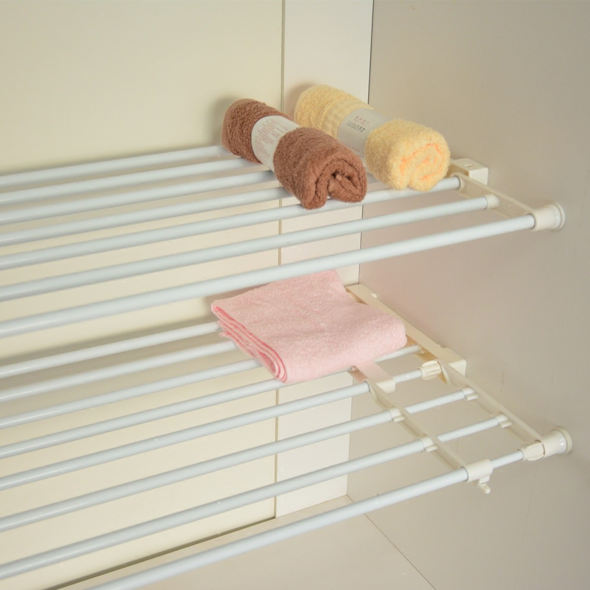 加宽版 免钉伸缩撑架宿舍衣柜宿舍收纳隔层置物架隔板分层架,收纳整理,整理架/置物架/收纳架,淘宝优惠券,粉丝福利购,淘宝优惠卷