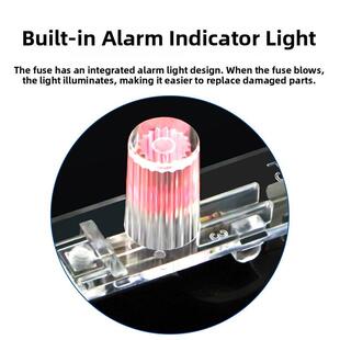 Fs101保险丝座带指示灯保险丝座6×30保险丝座导轨10A型保险丝