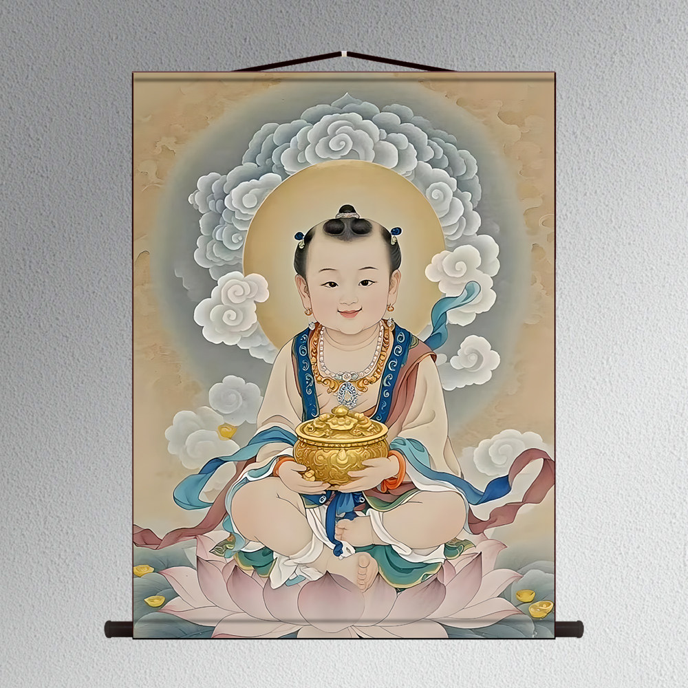 善财童子绘画,招财童子善财童子(第2页)_大山谷图库