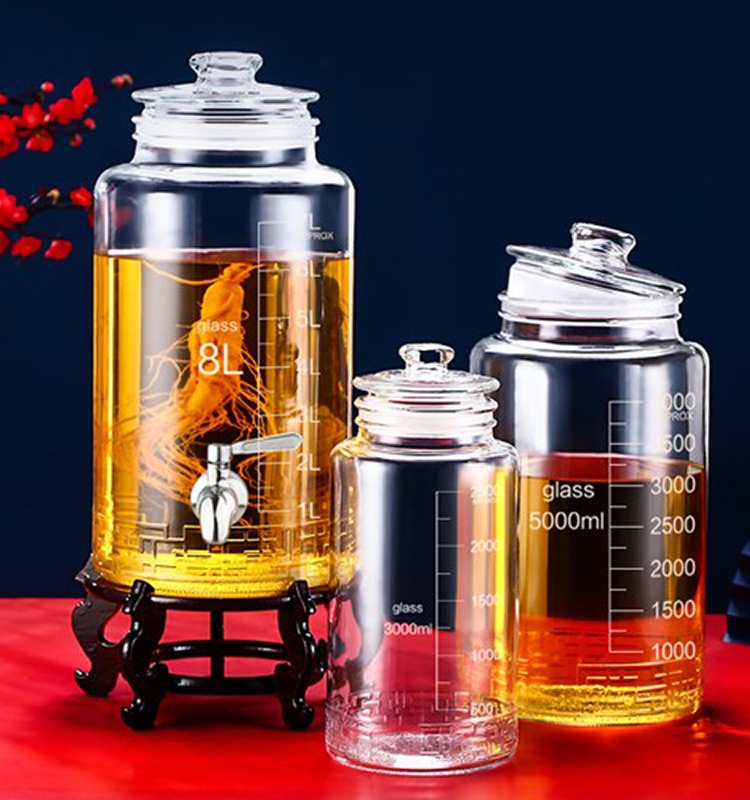 泡酒玻璃瓶加厚磨砂加厚款