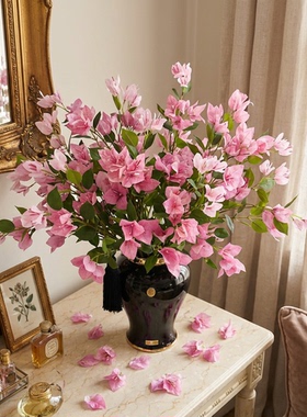 COTE NOIRE三角梅仿真花桌面花艺装饰摆件客厅餐桌高级香薰摆件