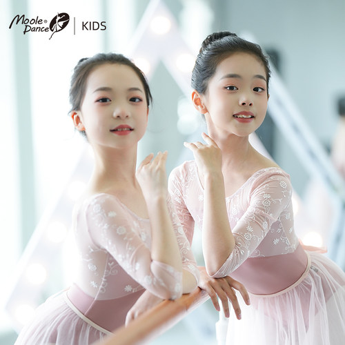 茉莉新款儿童芭蕾舞体服练功