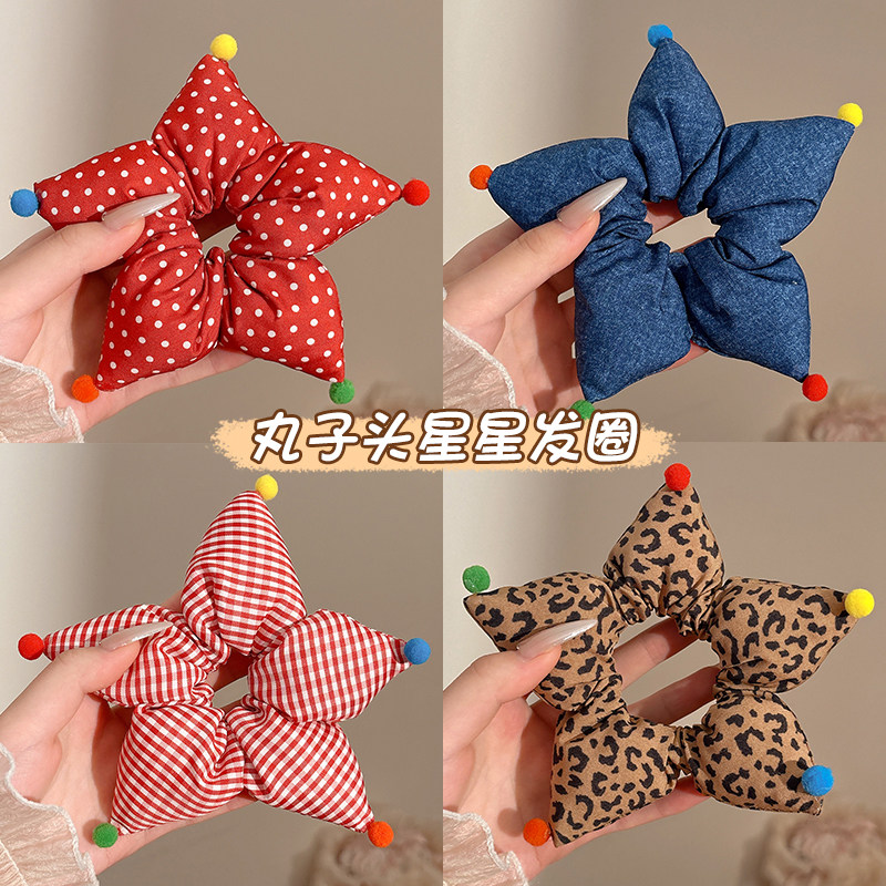 儿童发圈女童可爱波点星星发绳小女孩扎马尾头绳女宝宝丸子头发饰,饰品/流行首饰/时尚饰品新,发饰,淘宝优惠券,粉丝福利购,淘宝优惠卷