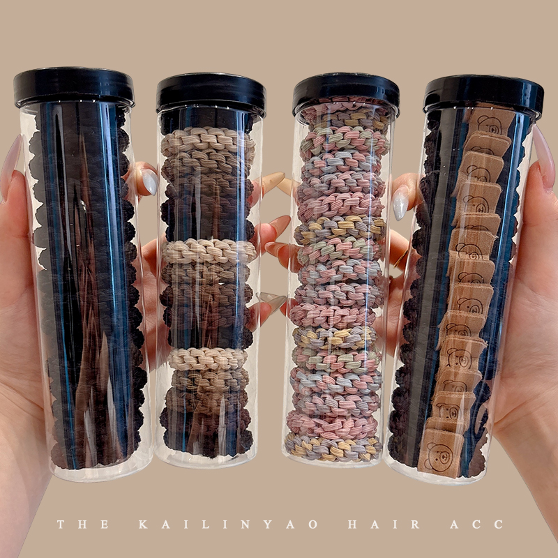 头绳女扎头发皮筋高弹力黑色发绳