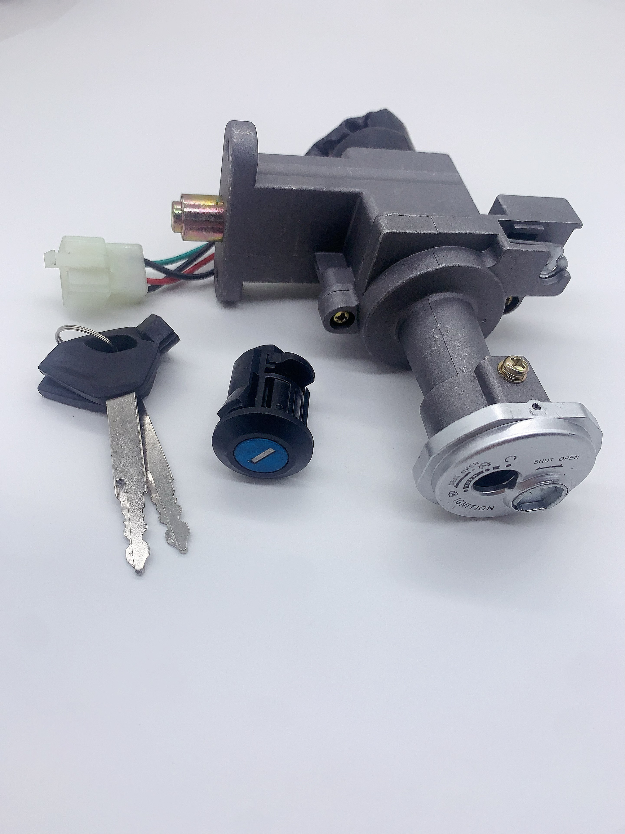 适用助力车踏板车山寨仿天玉红宝125仿海王星摩托车电门锁套锁