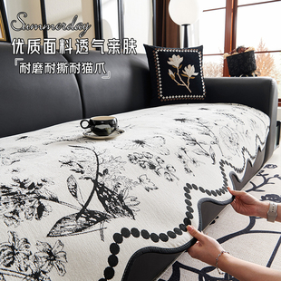 2026年新款沙发垫四季通用轻奢高级感防猫抓防滑直排沙发布艺坐垫