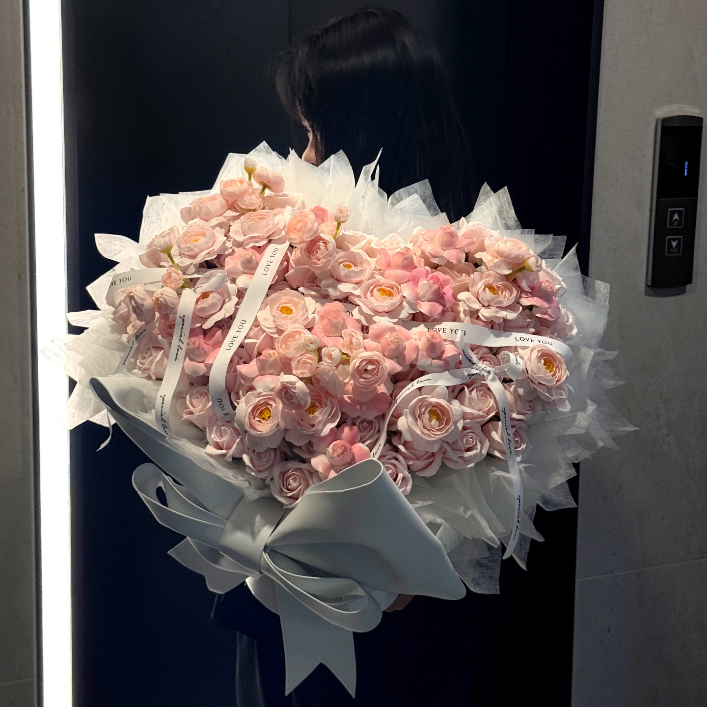 永生花仙子之吻花束混搭玫瑰香皂花轻奢情人节七夕送女友生日礼物