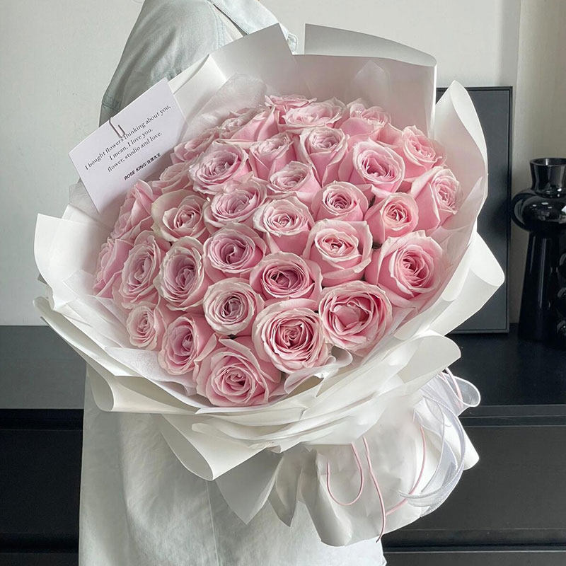 永生花玫瑰花束高级感香皂花仿真花氛围感告白送女友闺蜜生日礼物