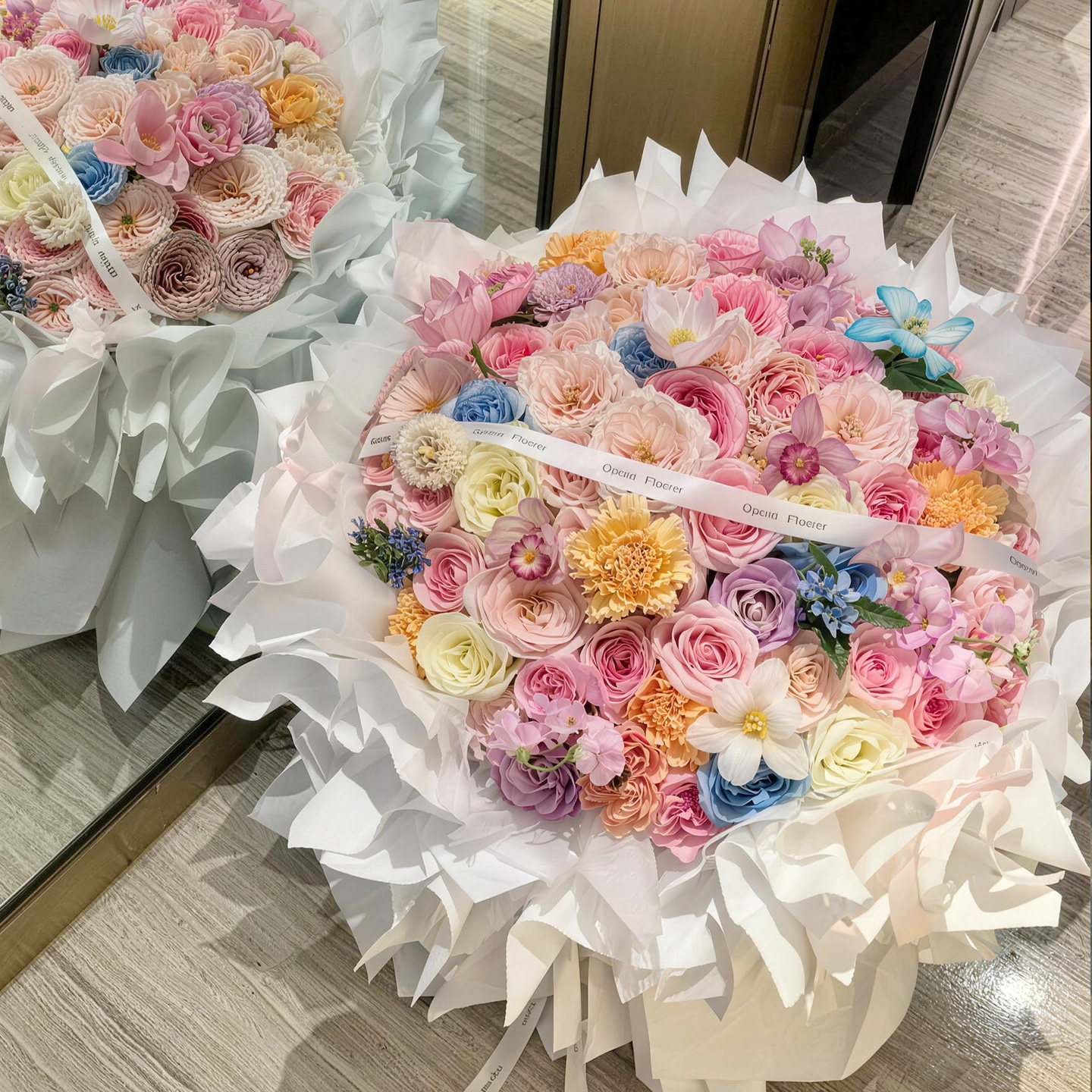 多巴胺HelloKitty永生花仿真香皂肥皂花抱抱桶送女友闺蜜生日礼物