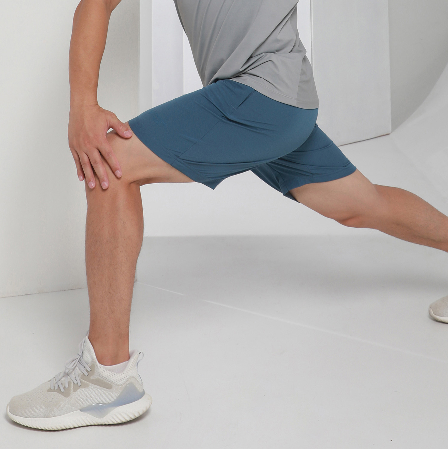 lovigor fitness男士速干透气跑步健身弹性运动短裤