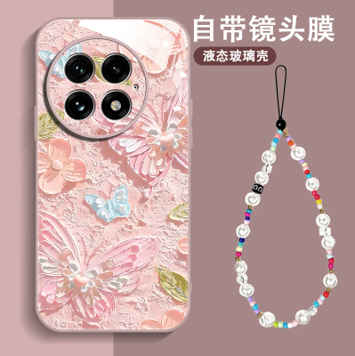 自带镜头膜适用一加13手机壳一加12玻璃1+Ace2P全包PHK-110防摔PJD110女款一加aec2Pro高级一加ace2pro保护套