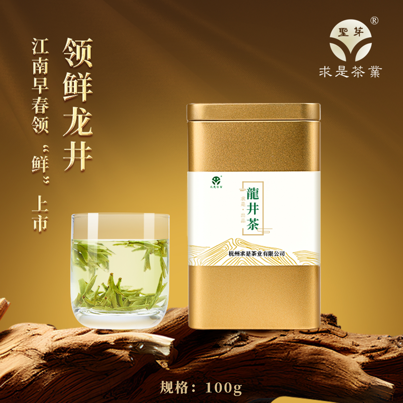 2025头采高山龙井明前茶100g