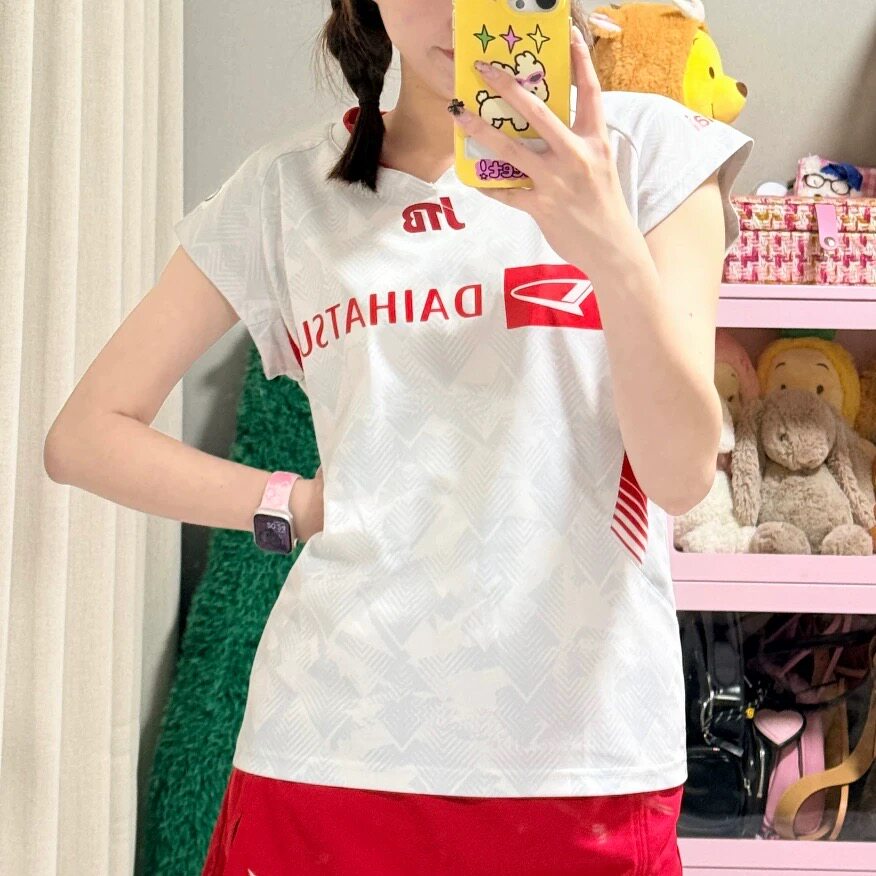 26新款羽毛球服千阳志田同款大赛服男女款速干透气小飞袖比赛服