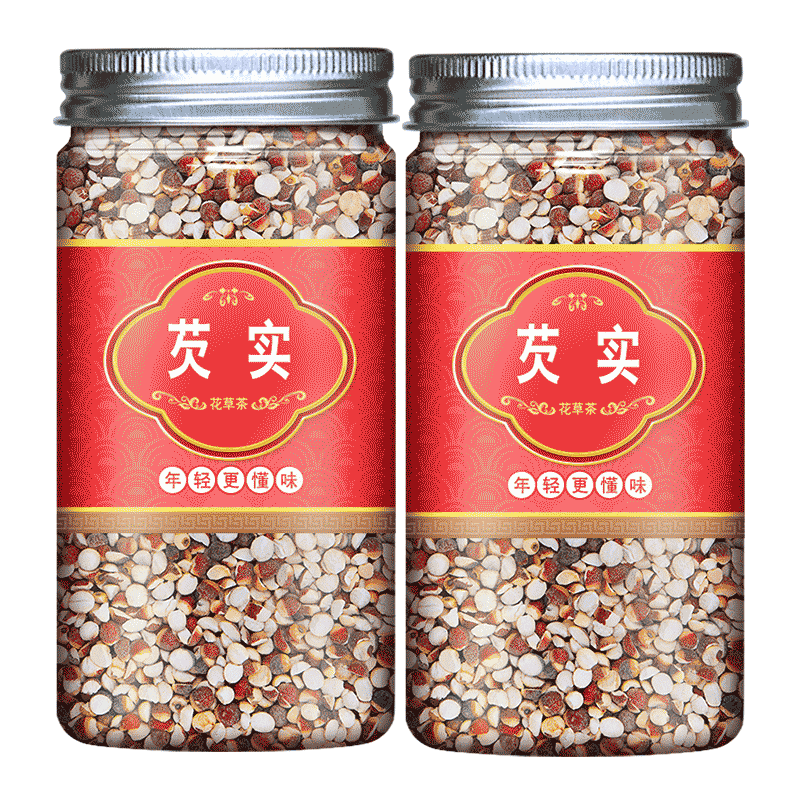 旗舰店500g特级炒熟半开肇庆芡实