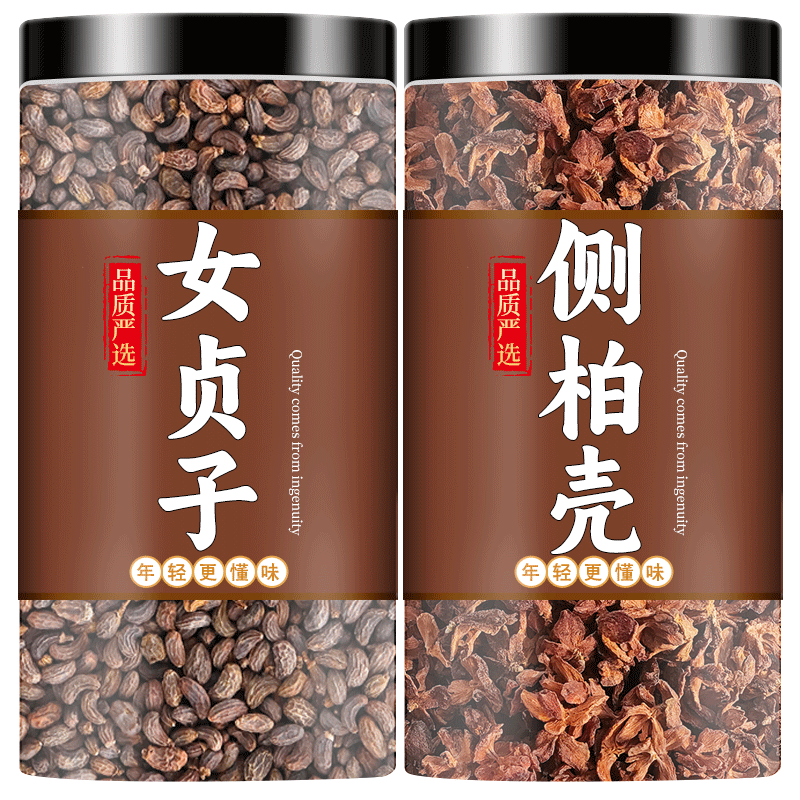 女贞子侧柏壳枕头中药材组合
