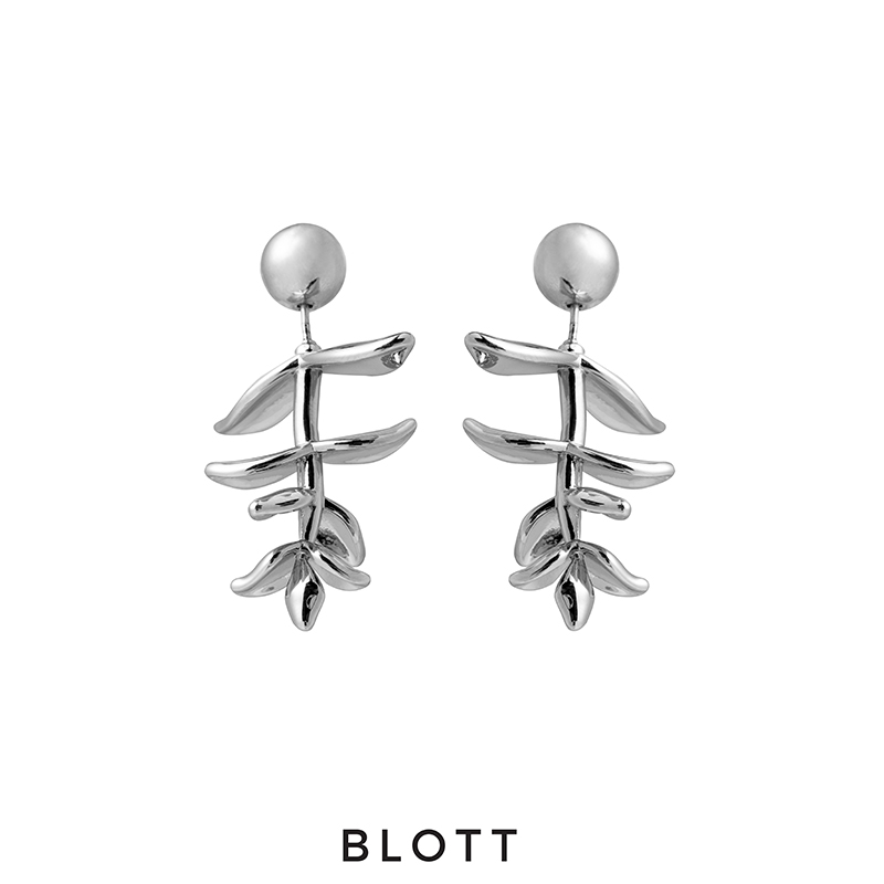 【郭柯宇同款】BLOTT 圆球树枝金银耳环