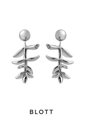 【郭柯宇同款】BLOTT 圆球树枝金银耳环