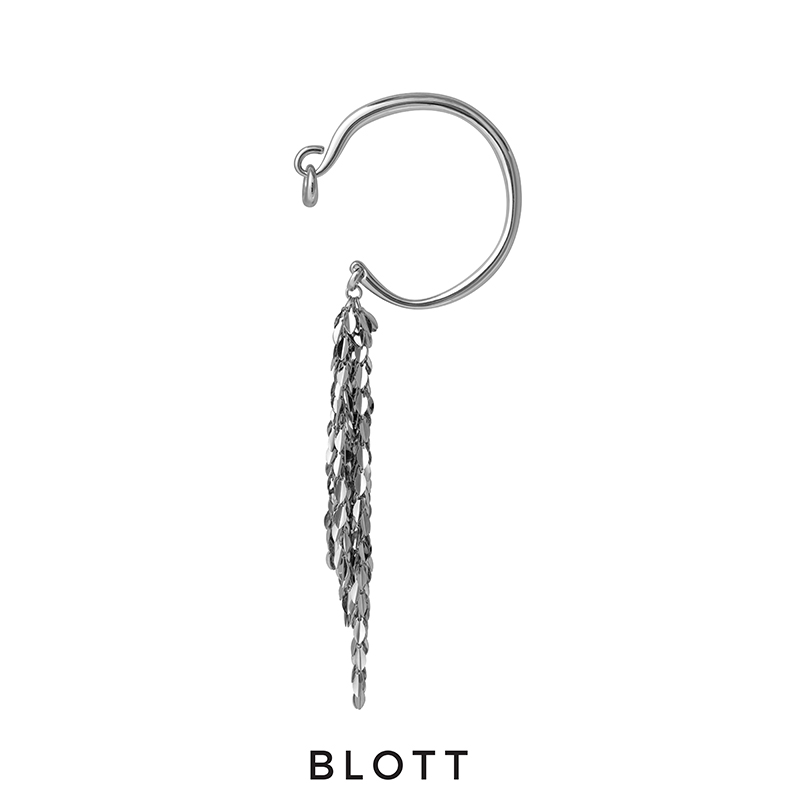 BLOTT 可拆卸树叶流苏金银手镯