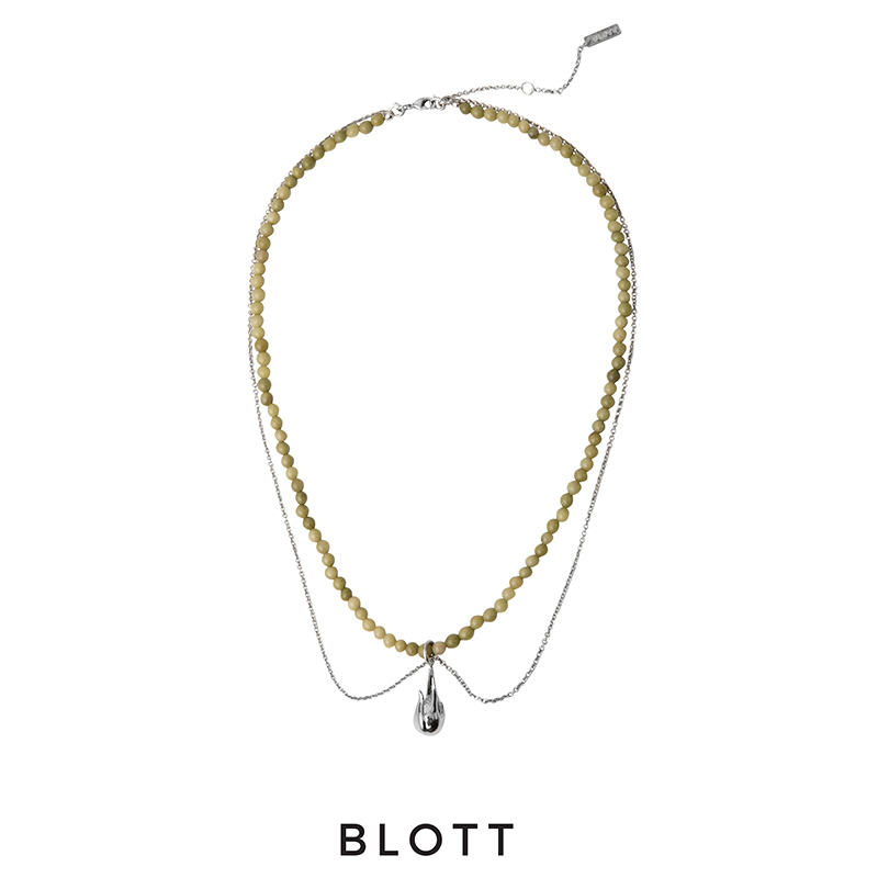 【董洁同款】BLOTT  阿拉善玛瑙 双层叠戴种子项链 植物系饰品